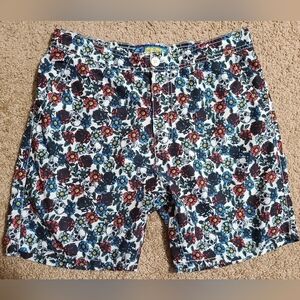 Surf Society Skull and Flower Swim Trucks Shorts
